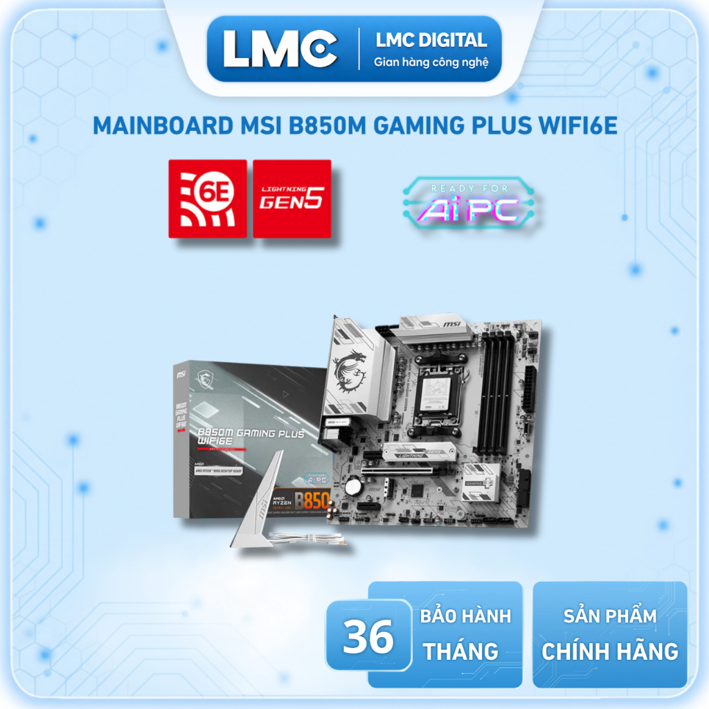 Mainboard MSI B850M GAMING PLUS WIFI6E ( AM5 )
