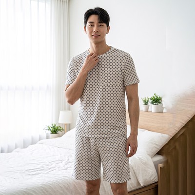 MST01S6T01-BỘ SHORT THUN NAM VỚI THIẾT KẾ CỔ TRÒN ĐƠN GIẢN MANG LẠI SỰ NĂNG ĐỘNG VÀ THOẢI MÁI