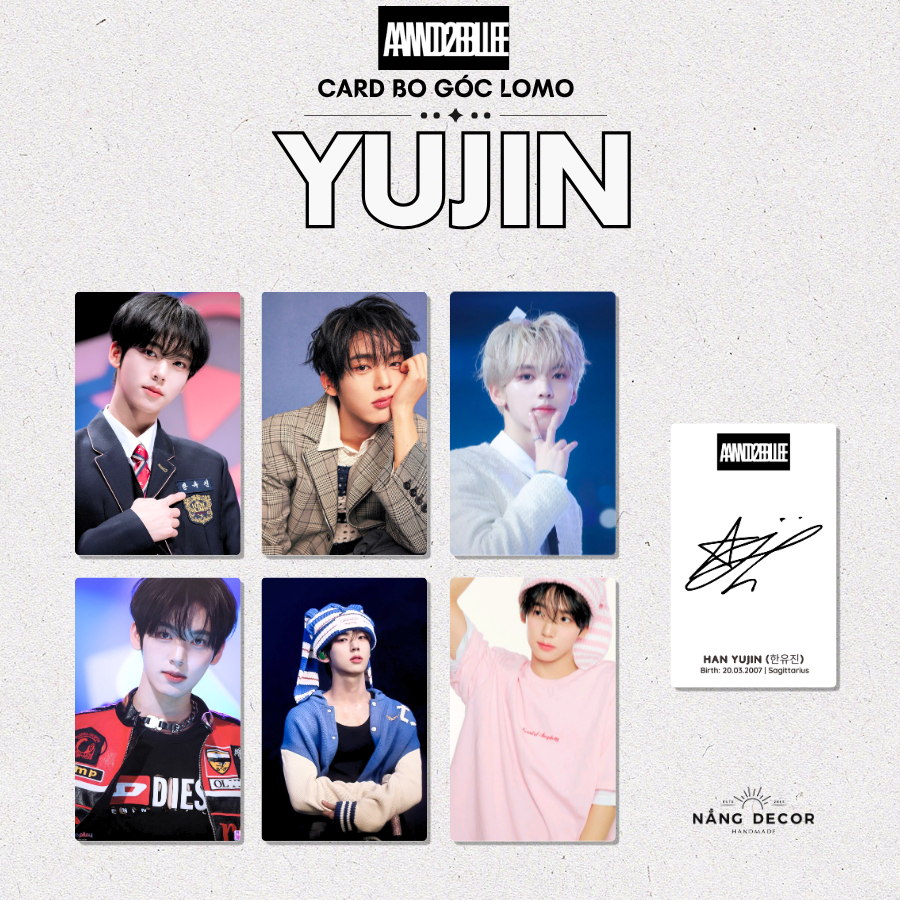 [HCM] Card Bo Góc And2ble YUJIN Han Yujin - Size 5.4 x 9cm | Nắng Decor 2015