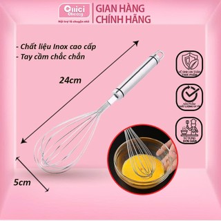 Phới lồng đánh trứng, làm bánh cần tay inox gọn nhẹ ONICI