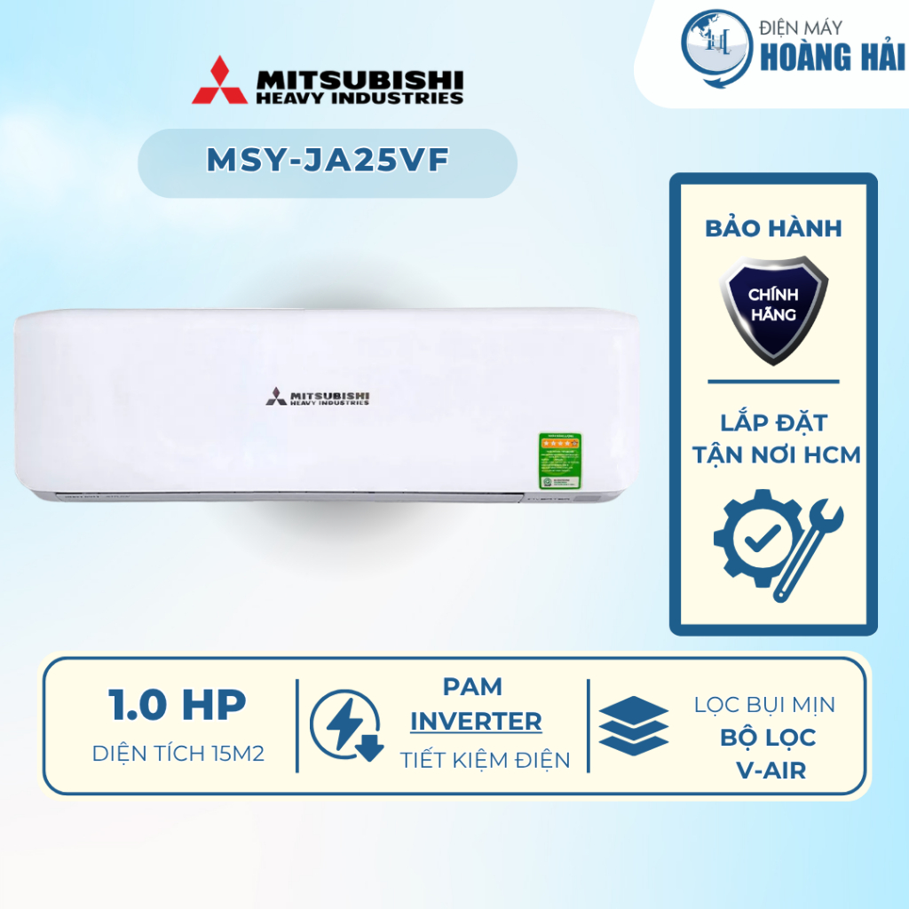 | CHỈ GIÁ MÁY | MSY-JA25VF-VN1 | Máy lạnh Mitsubishi Electric Inverter 1HP MSY-JA25VF Model 2026