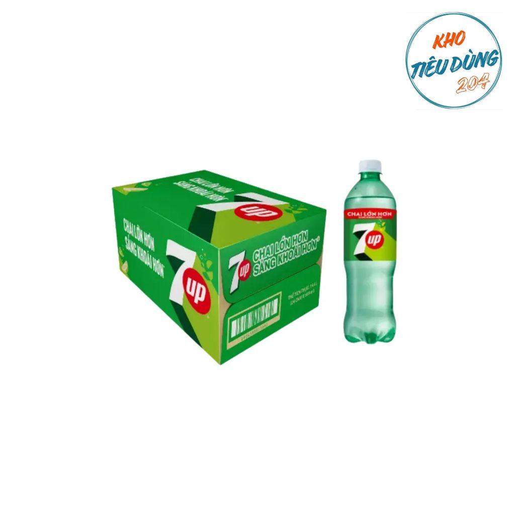 [1 Thùng] 7Up 600Ml  (24 Chai)_3682