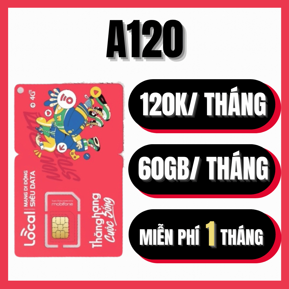 SIM DATA 4G LOCAL TẶNG PHÚT GỌI THẢ GA | MIỄN PHÍ THÁNG ĐẦU - A45F A69 A79 A89 A99P A89D A119 A120