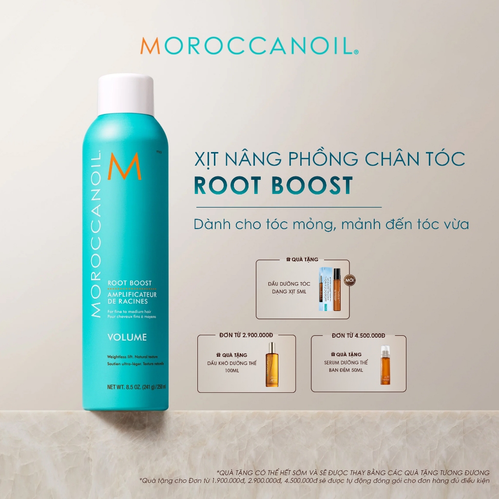 Xịt Nâng Phồng Chân Tóc Moroccanoil® Root Boost 250ml