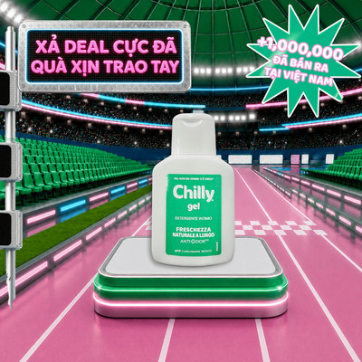 (THOÁNG MÁT TIỆN LỢI) Dung dịch vệ sinh Chilly Gel 50ml sạch thoáng mát, tiện mang theo mỗi ngày