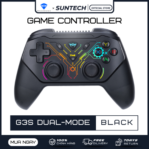 Tay Cầm Chơi Game Machenike G3S Dual-mode Transparent - Thiết Kế Xuyên Thấu, Kết Nối Không Dây, Chín