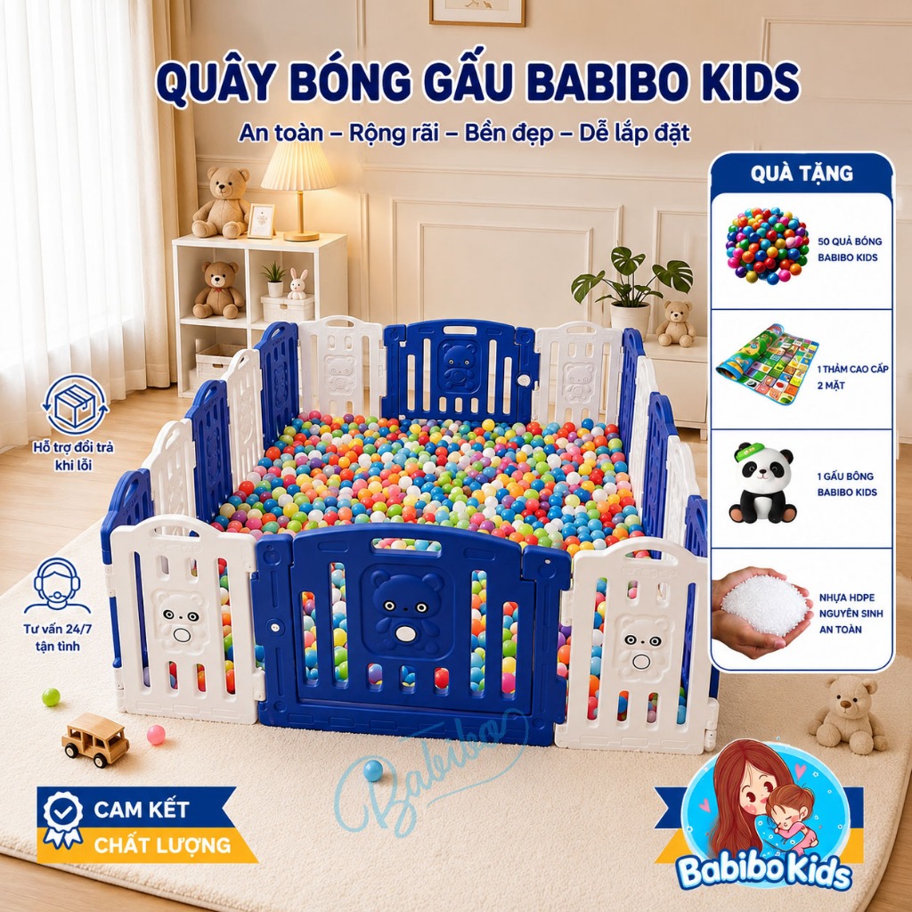QUÂY CŨI CHO BÉ, QUÂY NHỰA CHO BÉ BABIBO KIDS