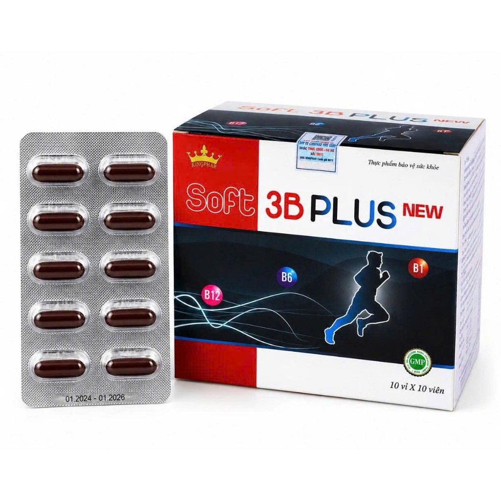 Vitamin 3B Soft 3B Plus new bồi bổ sức khỏe, nâng cao thể trạng, hỗ trợ kén ăn, người suy nhược, bị 
