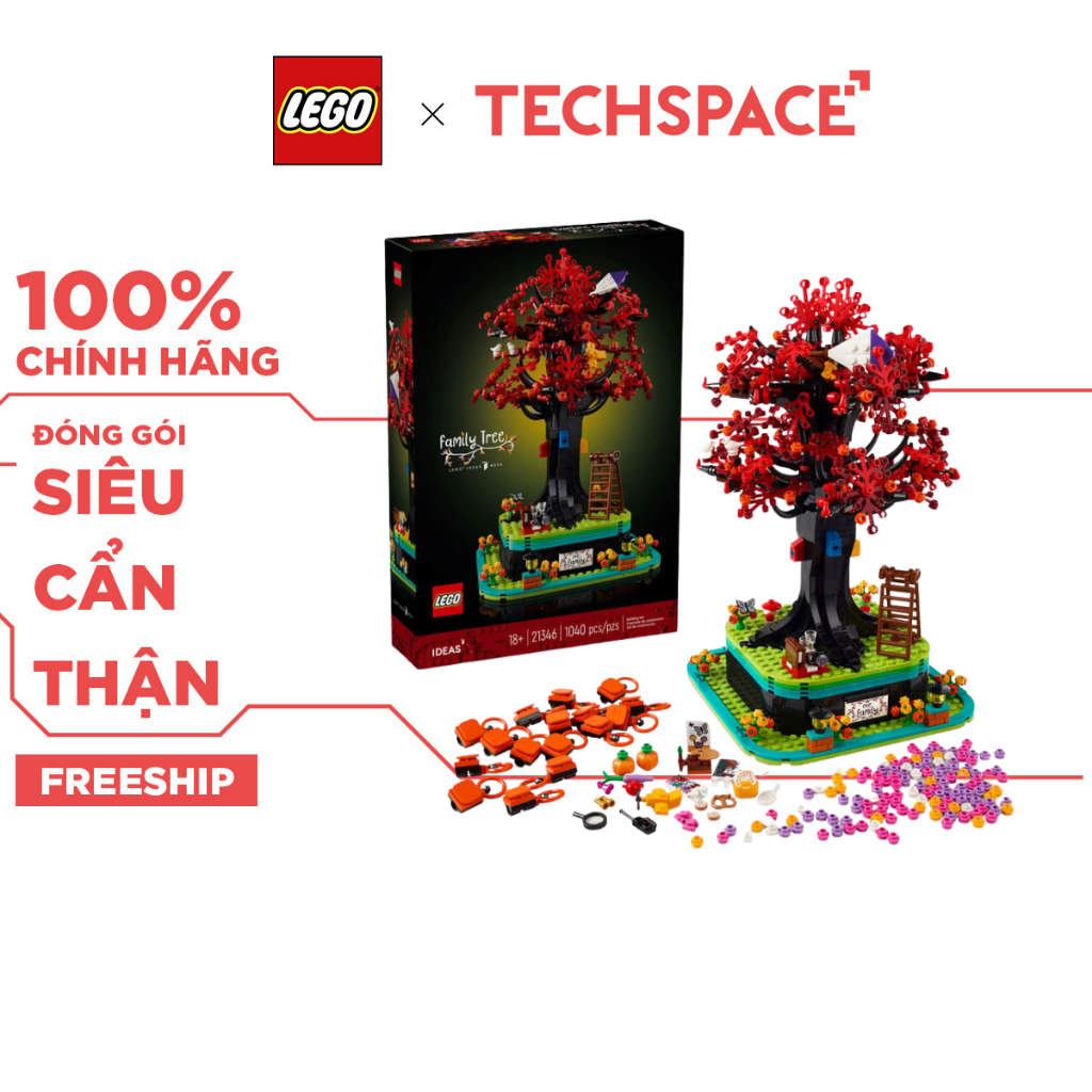 Bộ Mô Hình LEGO Ideas Cây Gia Phả Family Tree #21346