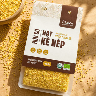 Hạt kê nếp hữu cơ c'lavie 400g/200g/100g - nhà hữu cơ