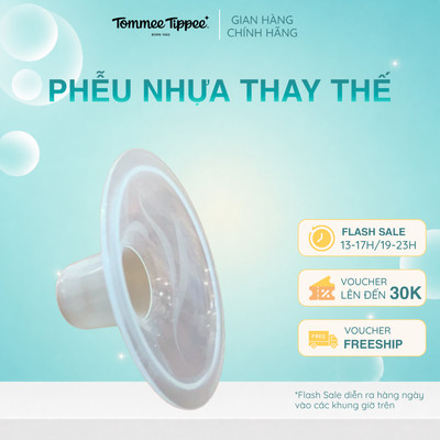 Phễu Nhựa Thay Thế Cho Máy Hút Sữa Tommee Tippee Made For Me