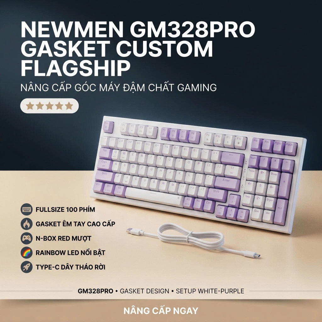 PHÍM CƠ CÓ DÂY NEWMEN GM328 PRO
