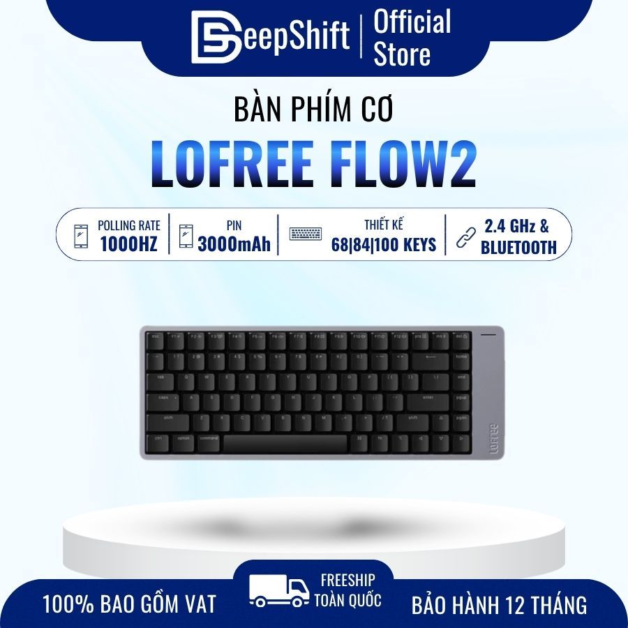 Bàn phím cơ Lofree Flow2 - Bàn phím cơ Lofree Flow 2 chính hãng - hỏa tốc
