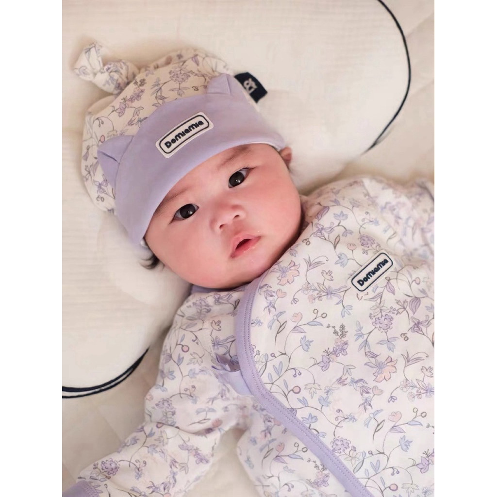 DOMIAMIA - (ORDER) Nón cotton sợi tre cao cấp cho bé