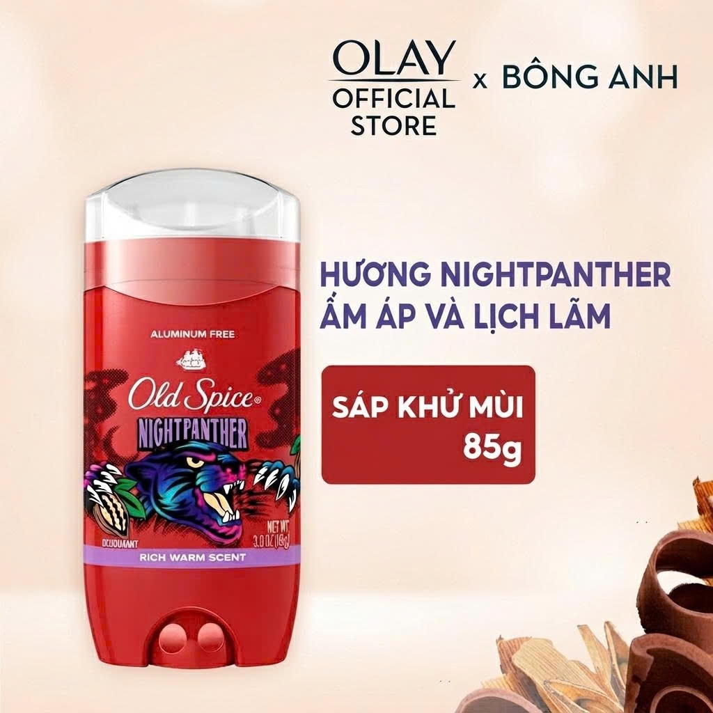 Lăn Sáp Khử Mùi Nam Old Spice Night Panther 85g