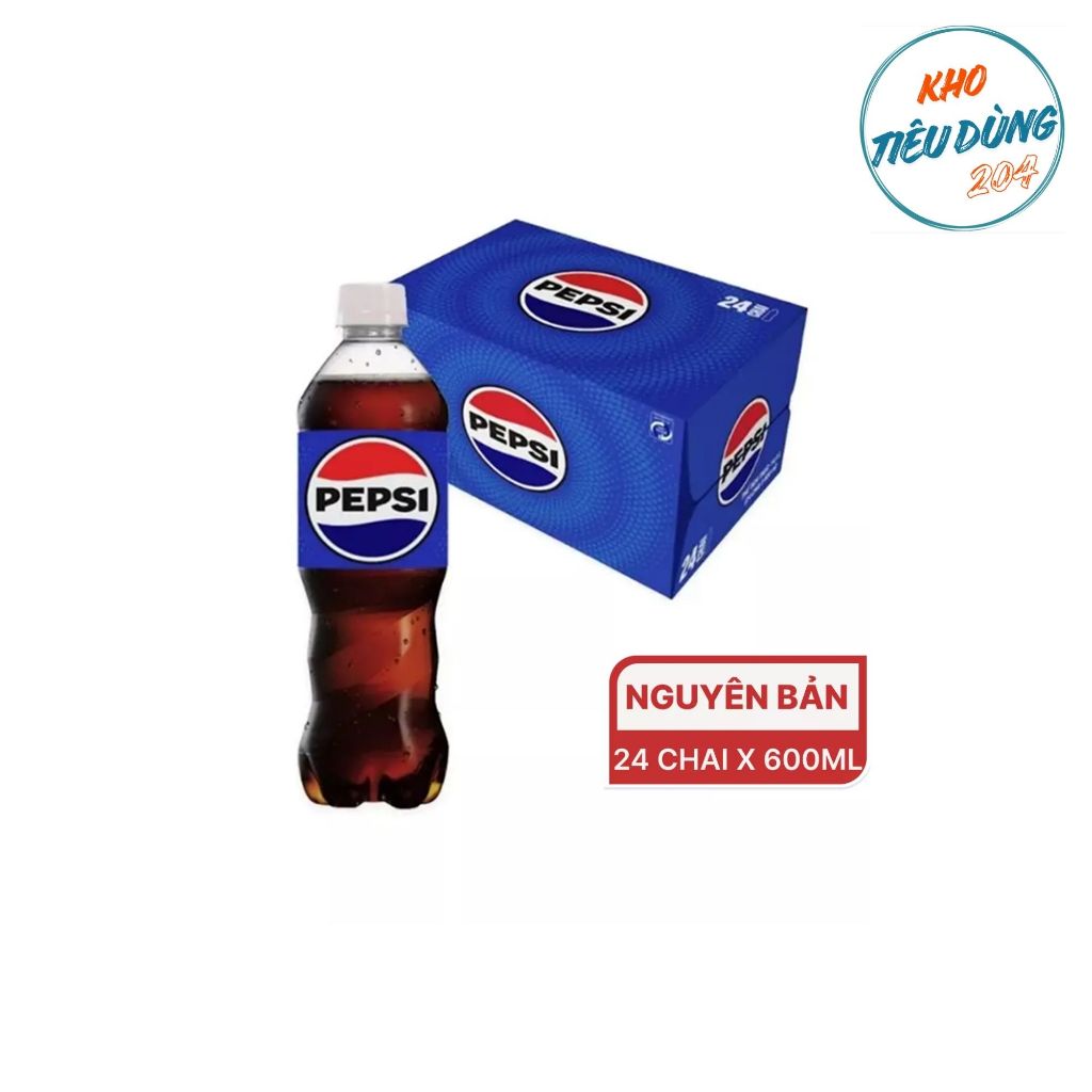 [1 Thùng] Pepsi 600Ml (24 Chai)