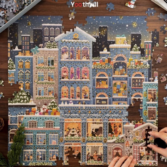 YOUTHWILL PUZZLE 500pcs MERRY SNOWY NIGHT