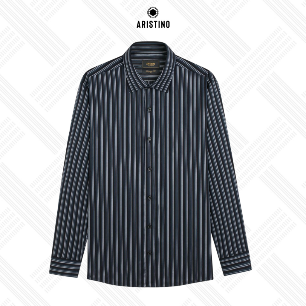 Áo Sơ Mi Nam Kẻ Aristino Business Regular Fit 1LS0270S3