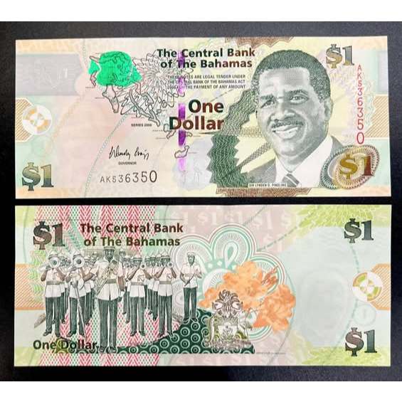 [352430] SƯU TẦM XƯA Bahamas 1 Dollar 2008 MỚI