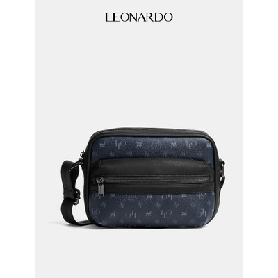 Túi Da Đeo Chéo Monogram Neo Chất Liệu Da Microfiber Cao Cấp Thương Hiệu LEONARDO