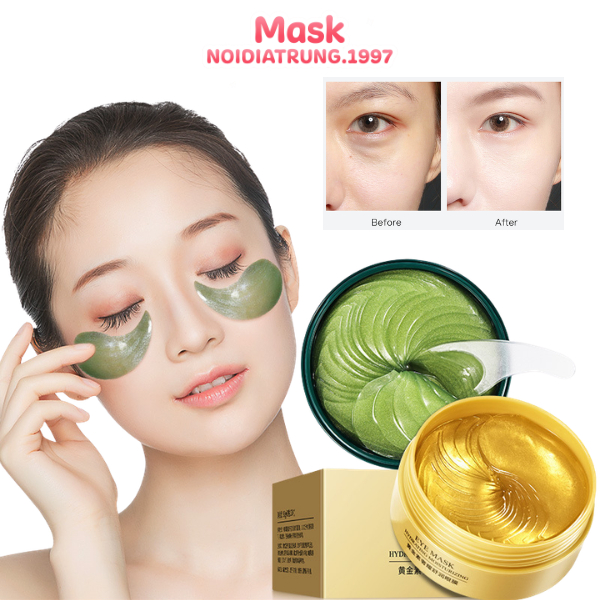 Mặt Nạ Mắt Hộp 60 Miếng Bioaqua Dưỡng Ẩm Giảm Thâm Mắt