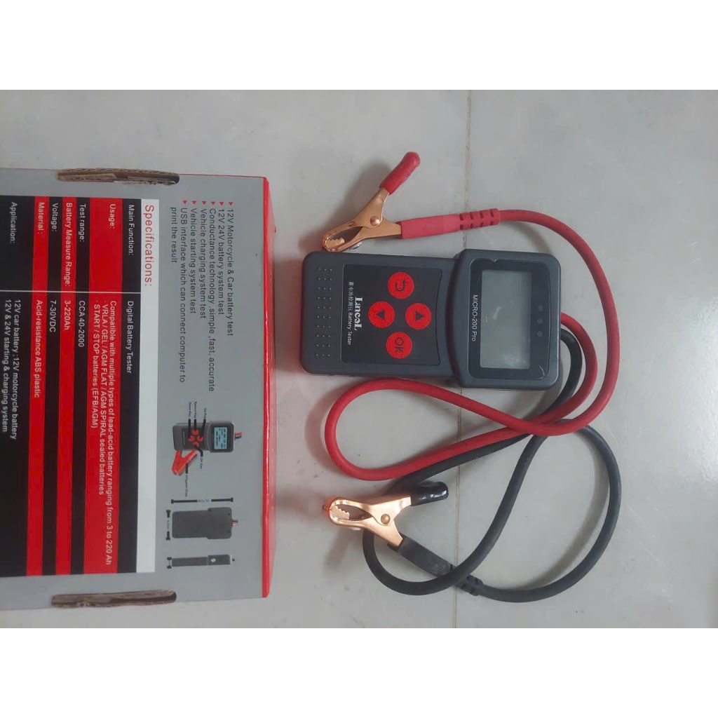 Máy đo kiểm tra ắc quy LANCOL Micro - 200 Pro - Battery Tester