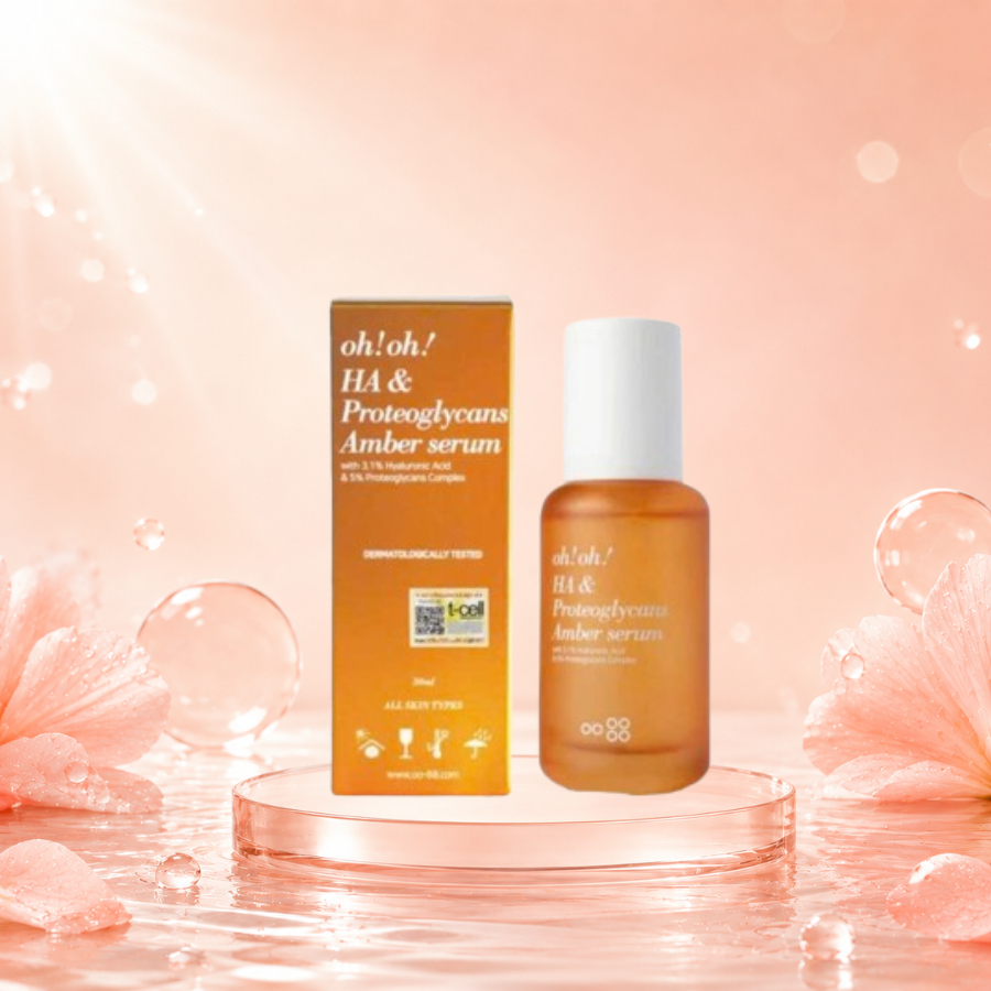 Tinh chất dưỡng ẩm, dịu da khô Oh Oh HA & Proteoglycans Amber Serum 30ml