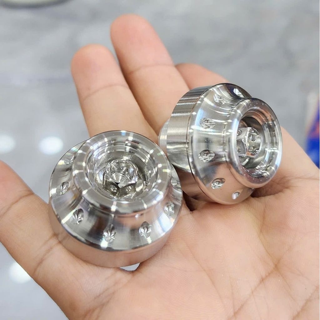 Gù tay lái GK500 inox 304 cnc gắn xe máy , xe điện