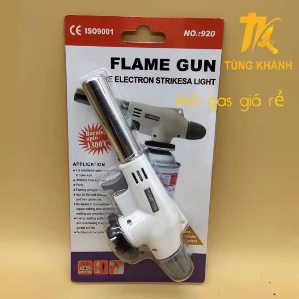 Đầu khò gas, đèn khò ga [ HÀNG LOẠI 1 ]có mồi lửa sử dụng cho bình gas mini