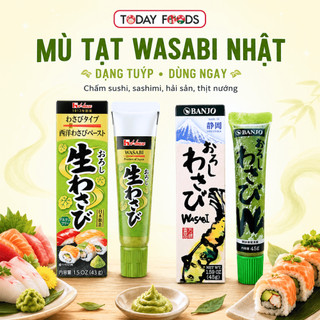 Mù Tạt Wasabi Nhật Dạng Tuýp House 43G/Banjo 45G – Dùng Ngay Với Sushi Sashimi Hải Sản