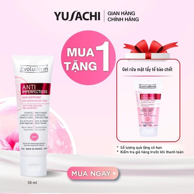 Kem Dưỡng Cho Da Dầu Mụn Evoluderm Anti-Imperfection Kiểm Soát Dầu Hỗ Trợ Giảm Mụn 50ml (17321)