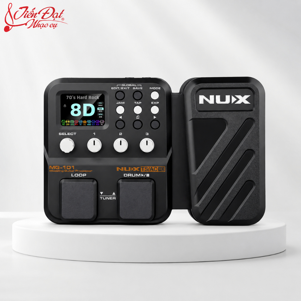 NUX MG-101 (MG101)  Pedal Đa Hiệu 151 Hiệu Ứng Amp Modeling Dành Cho Guitar Điện