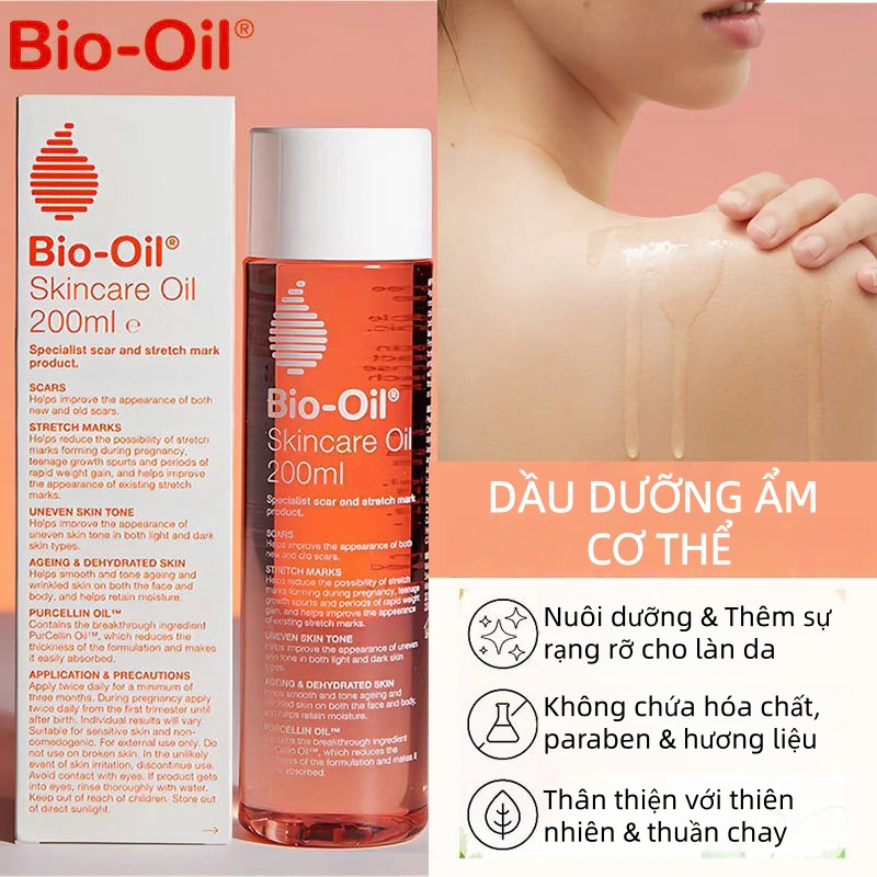 Tinh Dầu Bio-Oil Giúp Mờ Sẹo Và Giảm Rạn Da Hiệu Quả 200ml - Mommy