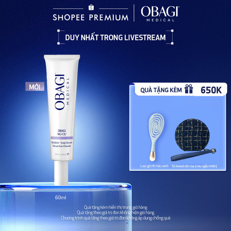 [Hannah x Obagi] Serum Dưỡng Da Đầu & Nang Tóc Obagi Nu-cil® Biostim™