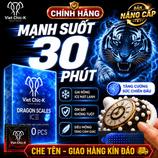 Bao Cao Su chống xuất tinh sớm tăng thời gian siêu mỏng gai gel trơn an toàn 52mm / không rách