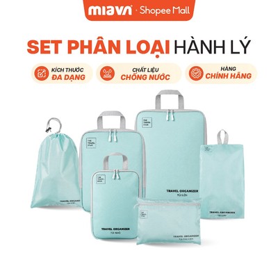 [MỚI] Set Túi Phân Loại Hành Lý 4in1 6in1 The Travel Star GoFlex Organizer, Sắp Xếp Hành Lý Gọn Gàng, Du Lịch Tiện Lợi