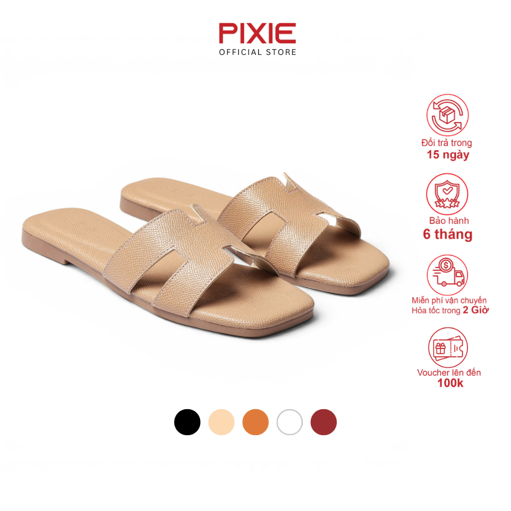 [Form Nhỏ] Dép Bệt Nữ Quai Chữ H Pixie X956