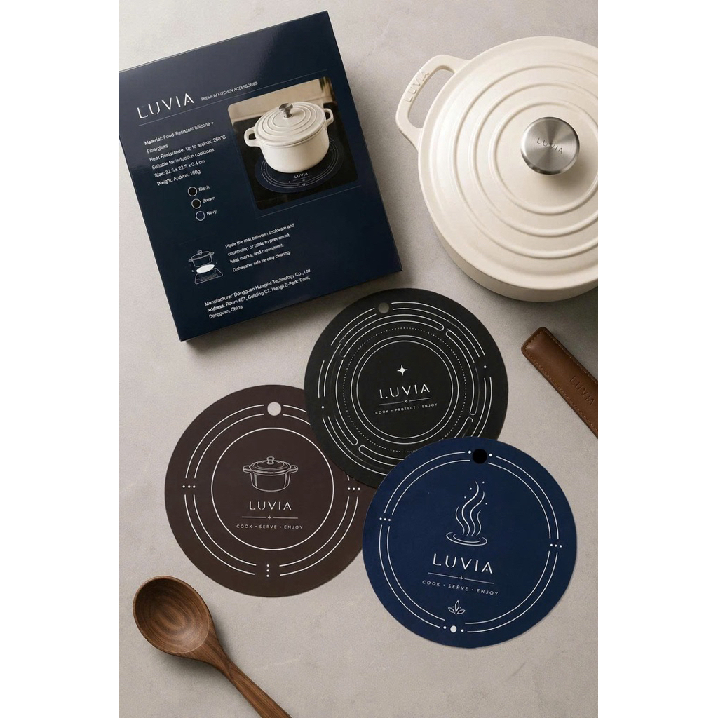 Lót bếp từ Luvia 25cm Silicon