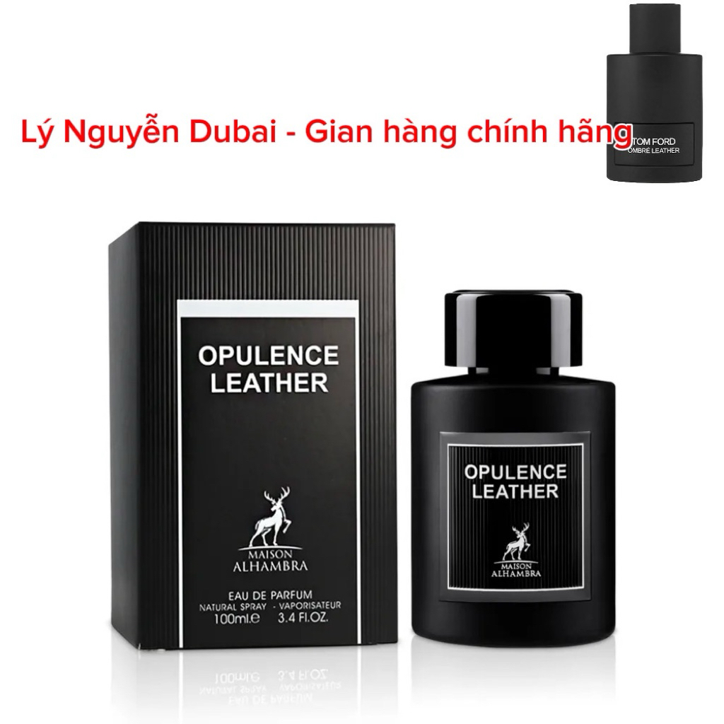 [CHAI FULL 100ML CHÍNH HÃNG] Nước hoa Dubai Unisex Opulence Leather - hương da thuộc, sang trọng, ấm