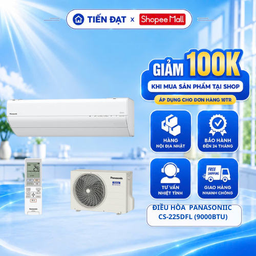 Điều hòa JIN HOME  Panasoniic CS-225DFL (9000BTU) NỘI ĐỊA NHẬT
