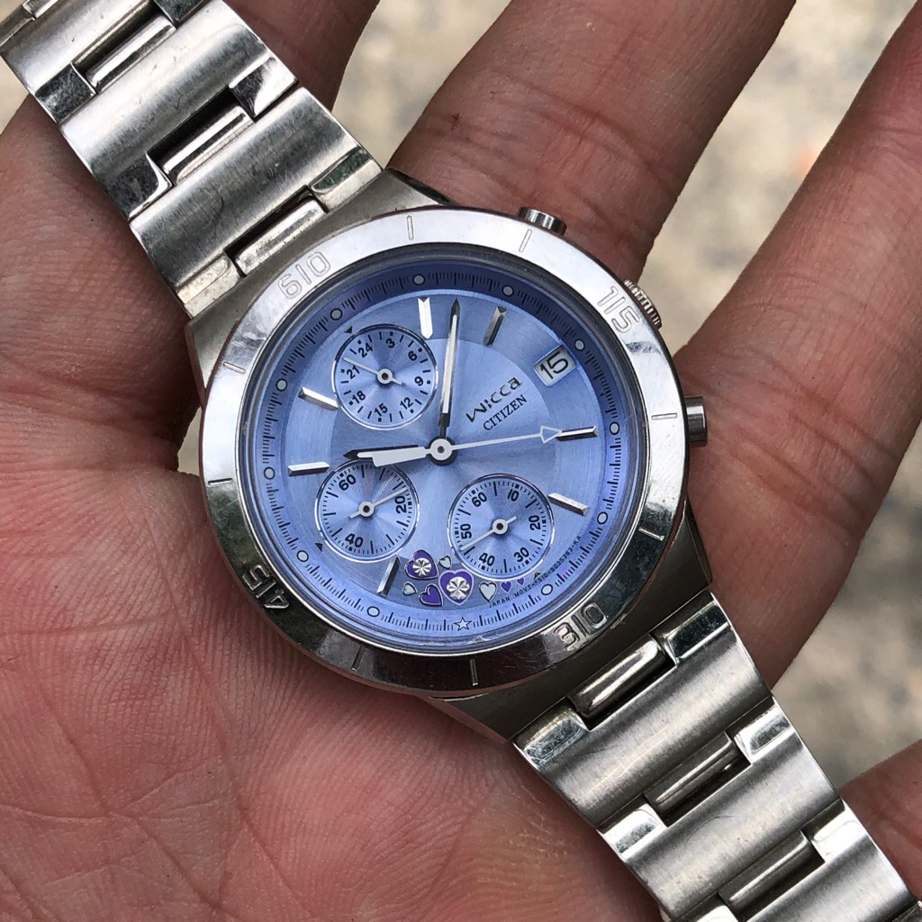 Đồng hồ Nữ CITIZEN WICCA 6kim dây thép