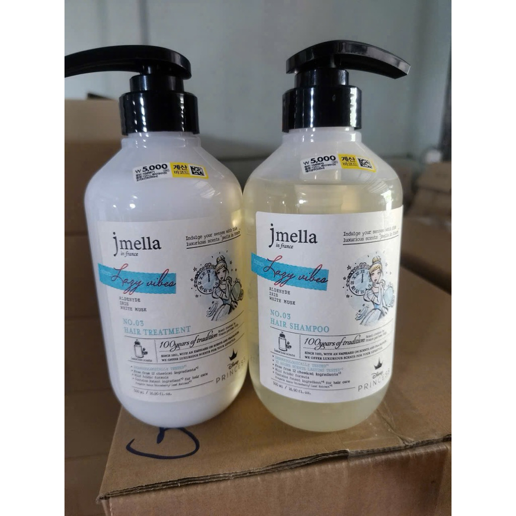 Dầu gội và dầu xả JMELLA IN FRANCE DISNEY LAZY VIBES HAIR  500 ml