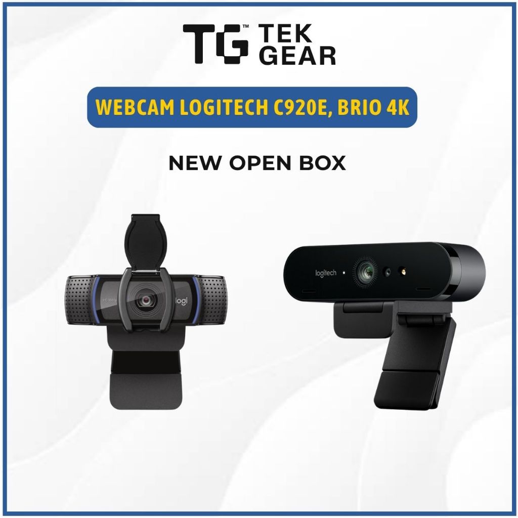 [NEW OPEN BOX] Webcam Logitech BRIO 4K Pro / C930e Chính Hãng | Ultra HD 4K & Full HD 1080P | Mic Ké