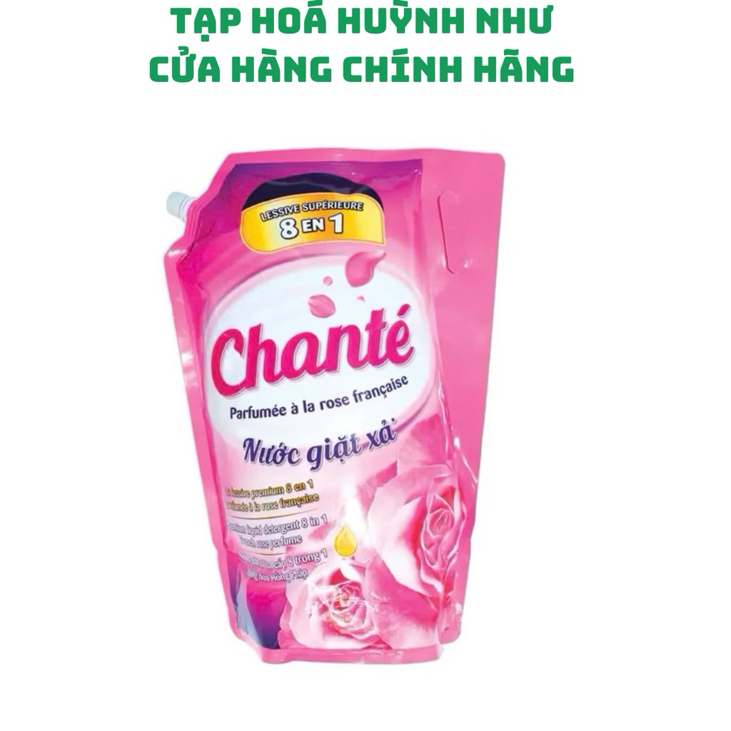 [CHÍNH HÃNG]Nước giặt xả Chante hương hoa hồng Pháp, túi 3.05kg... TẠP HOÁ HUỲNH NHƯ
