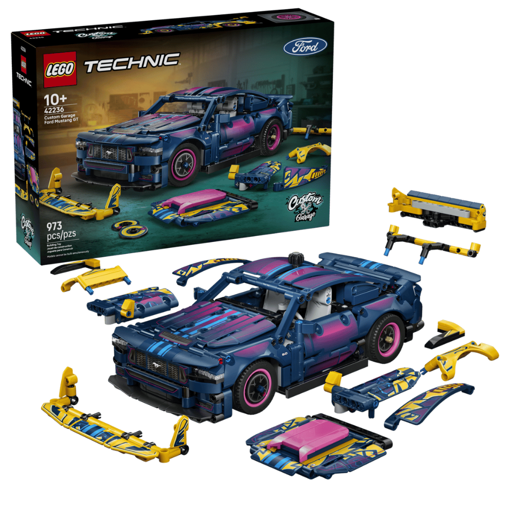LEGO Technic Custom Garage Ford Mustang GT Car 42236