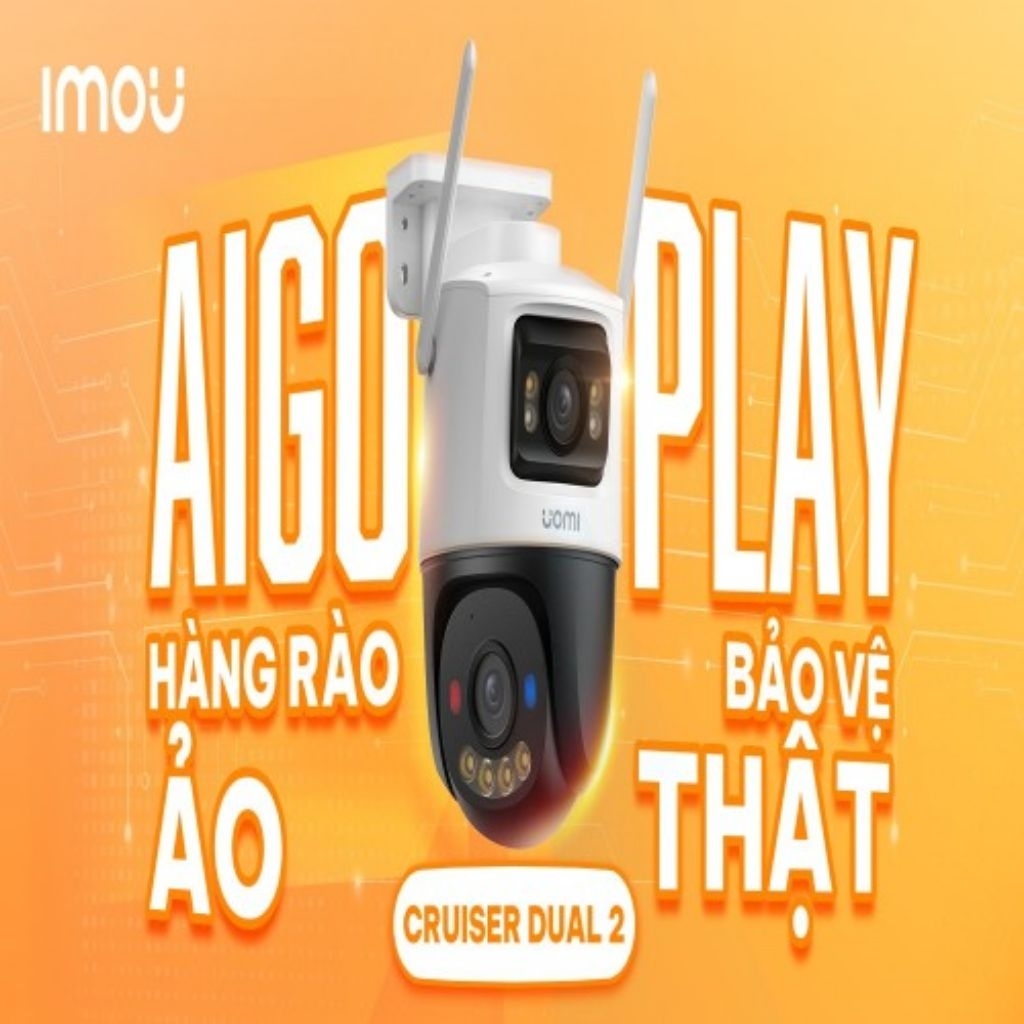 Cruiser Dual 2 Aurora 2 mắt 8MP (4MP + 4MP) Siêu rõ ban đêm
