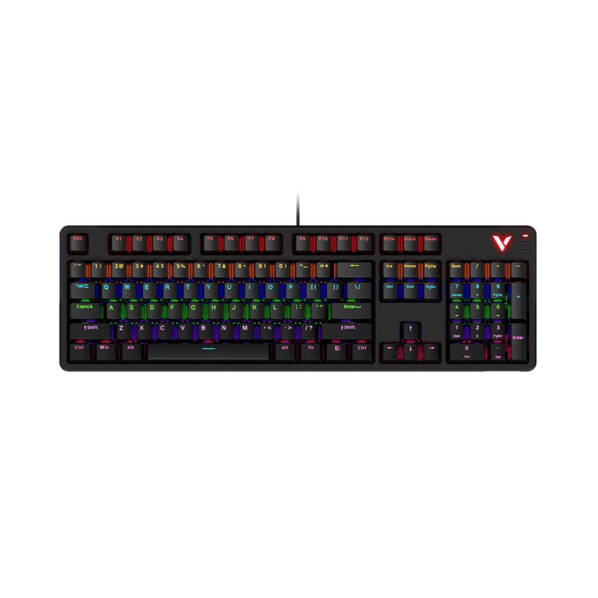 Bàn phím cơ gaming có dây Rapoo V500 Pro V2 Black (Red Switch)