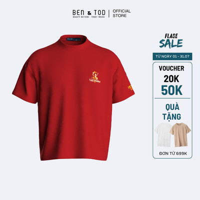 [Sale] Áo thun nam OB1210 BE192 chất liệu cotton thoáng mát cao cấp form Oversize Boxy