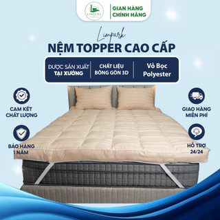 [HÀNG CHUẨN] Topper Nệm Dày 5-7-10cm Êm Mềm Chuẩn Khách Sạn – Giảm Đau Lưng, Làm Mềm Nệm Cứng