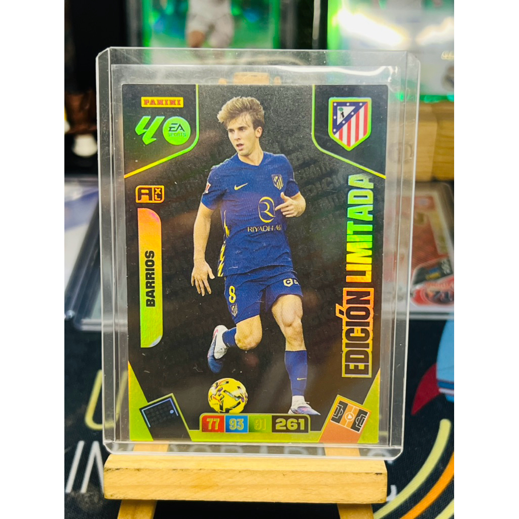 Thẻ bóng đá Barrios ATM Edicion Limitada Panini Adrenalyn XL La Liga 2020/26